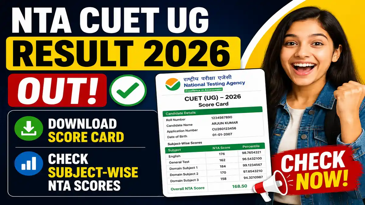 NTA CUET UG Result 2026