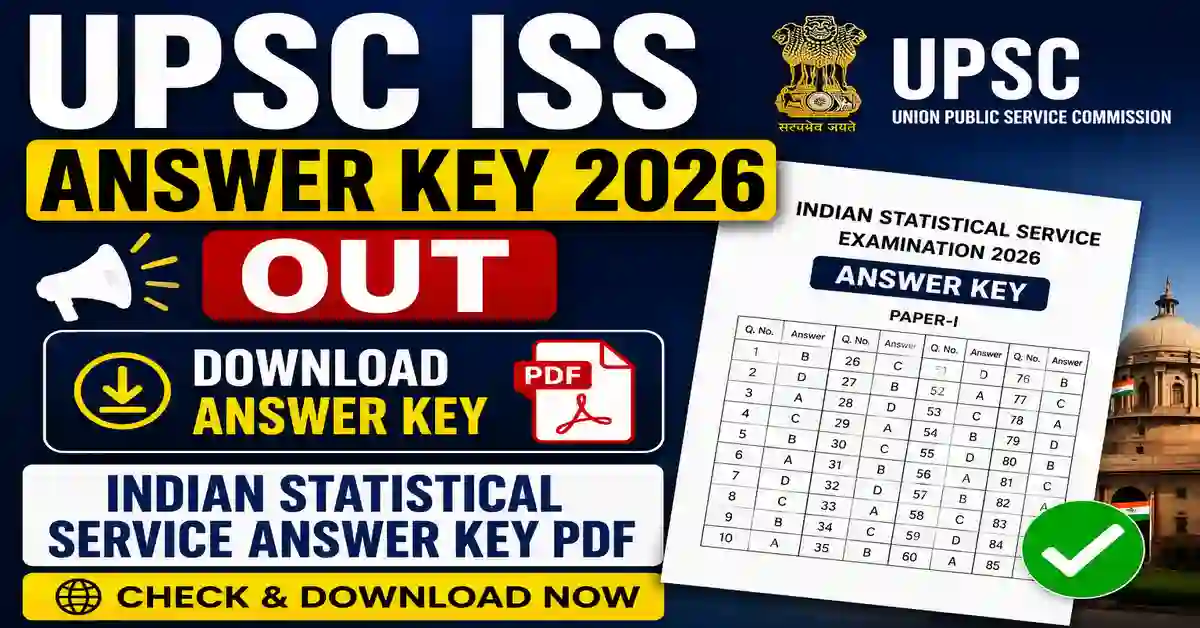 UPSC ISS Answer Key 2026