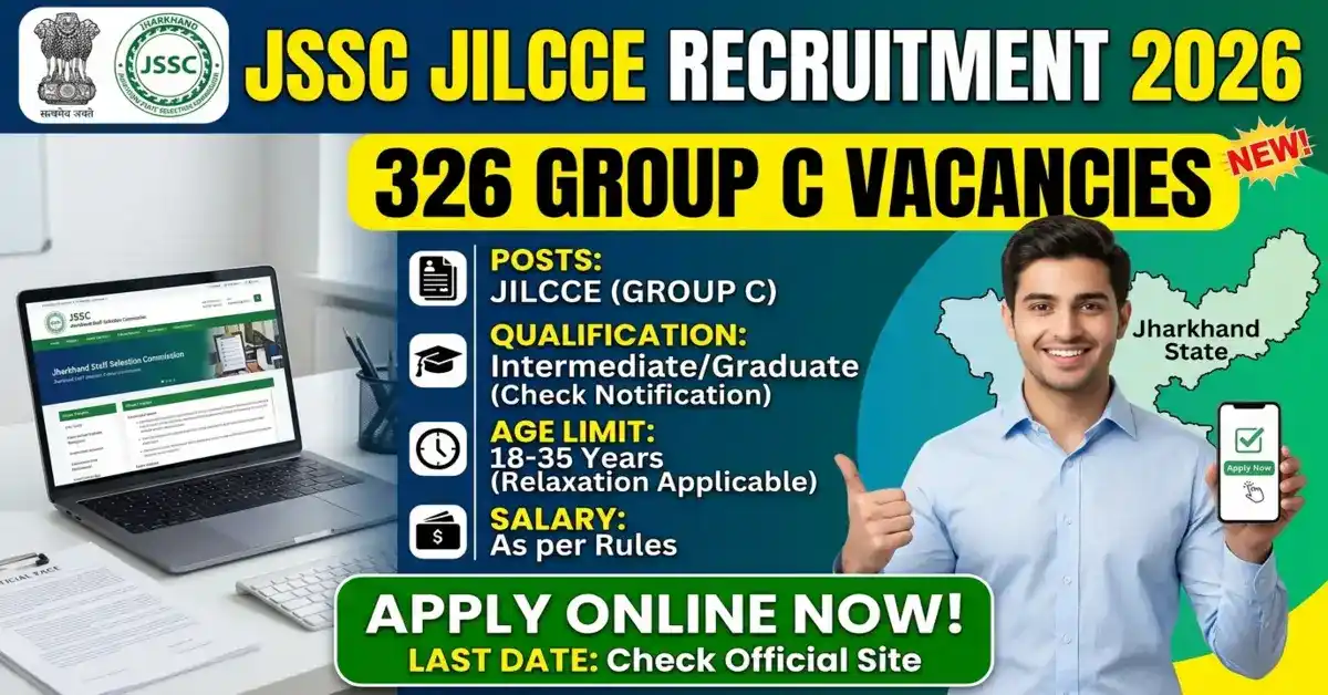 JSSC JILCCE Recruitment 2026