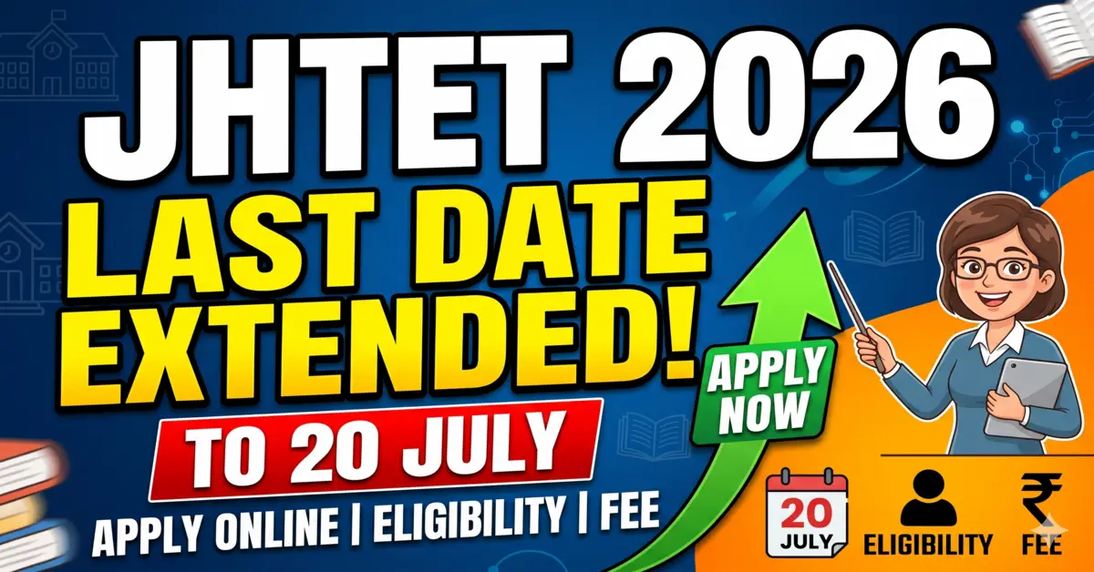 JHTET Online Form 2026