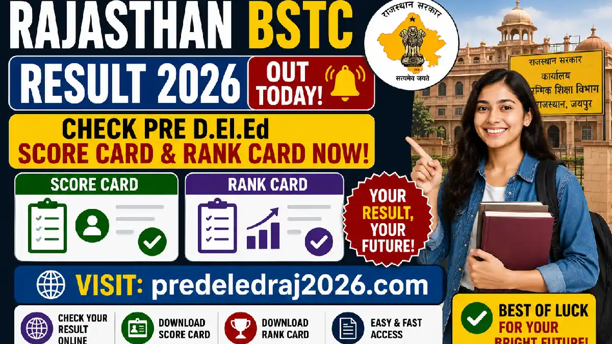 Rajasthan BSTC Result 2026