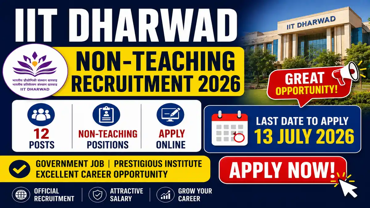 IIT Dharwad Non-Teaching Recruitment 2026