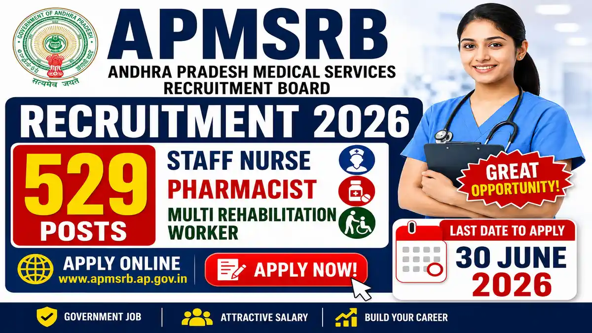 APMSRB Recruitment 2026