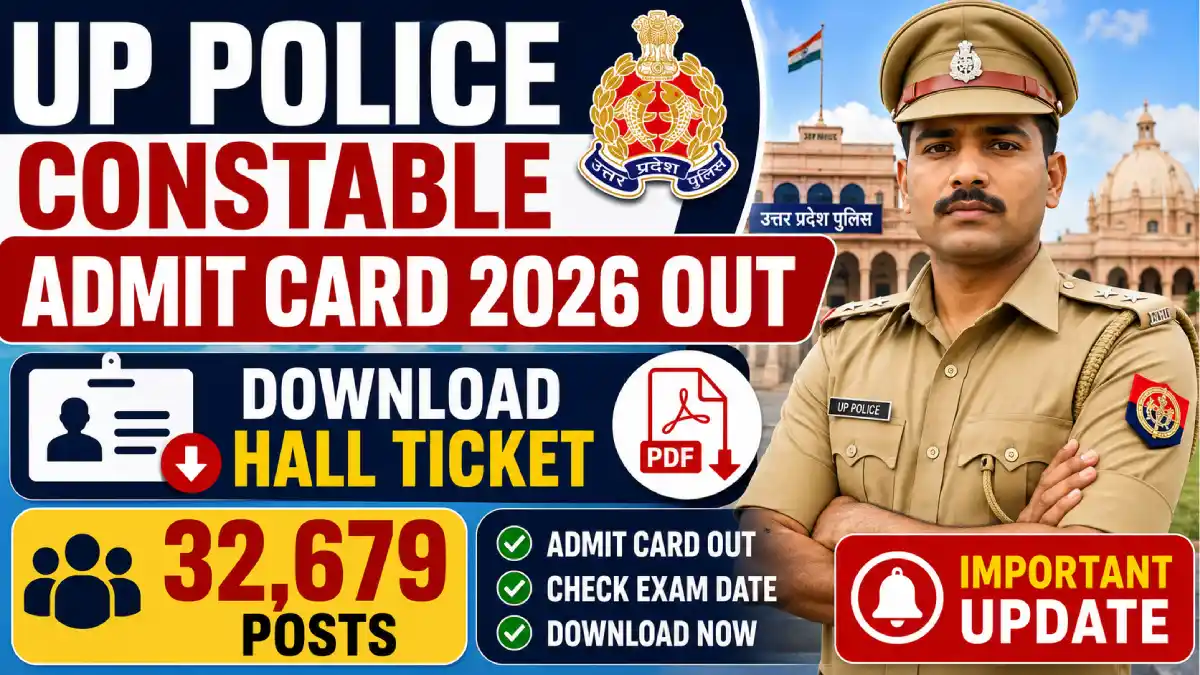 UP Police Constable Admit Card 2026