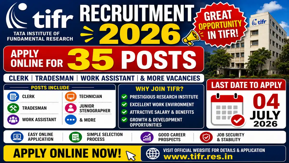 TIFR Recruitment 2026