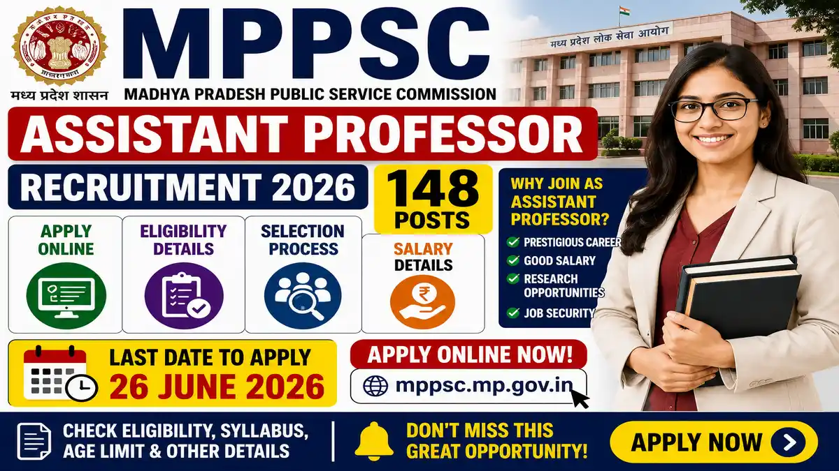 MPPSC Assistant Professor Recruitment 2026