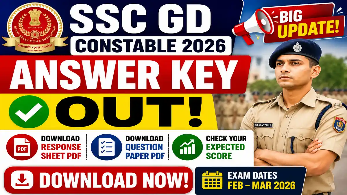 SSC GD Constable Answer Key 2026