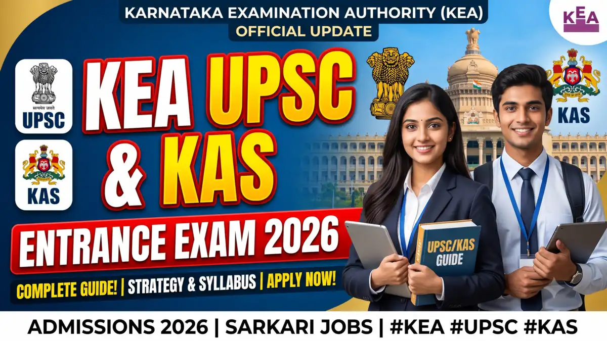 KEA UPSC And KAS Entrance Exam 2026