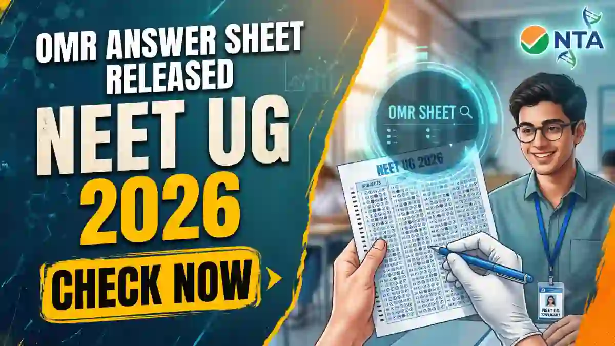 NEET UG 2026 OMR Answer Sheet Released