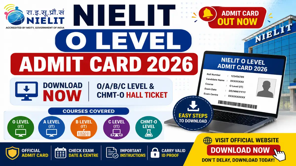 NIELIT O Level Admit Card 2026