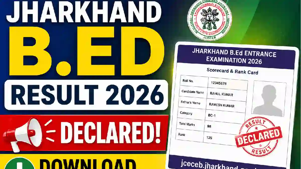 Jharkhand B.Ed Result 2026