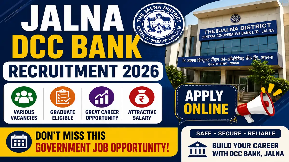 Jalna DCC Bank Recruitment 2026