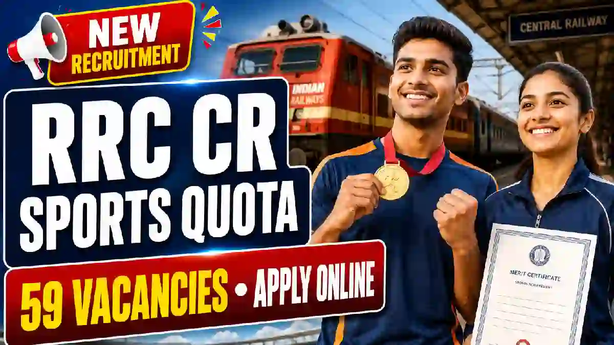 RRC CR Sports Quota Recruitment 2026