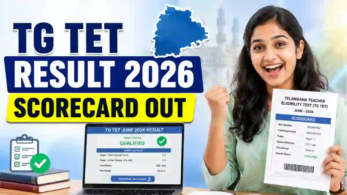 Telangana TG TET June Result 2026