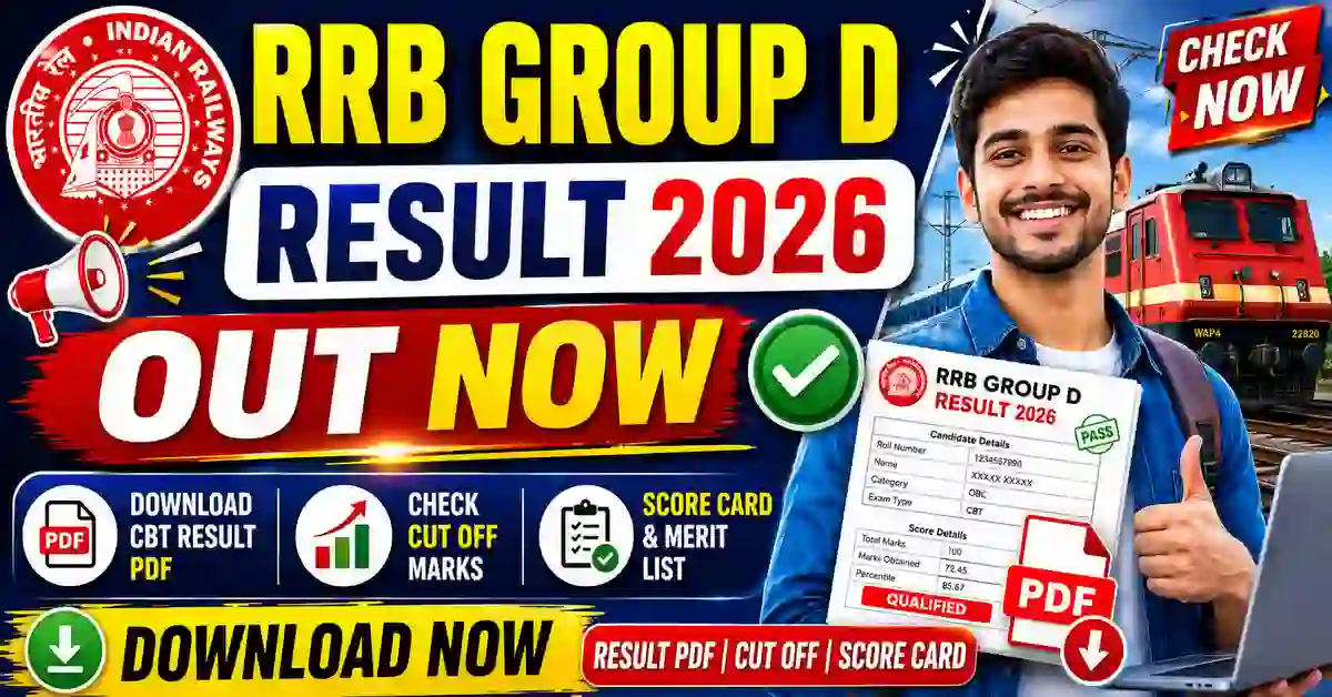 RRB Group D Result 2026