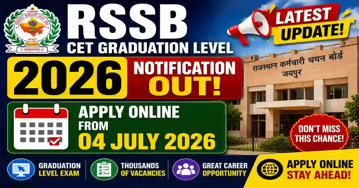 RSSB CET Graduation Level 2026
