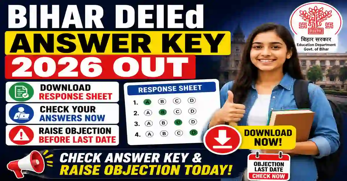 Bihar DElEd Answer Key 2026