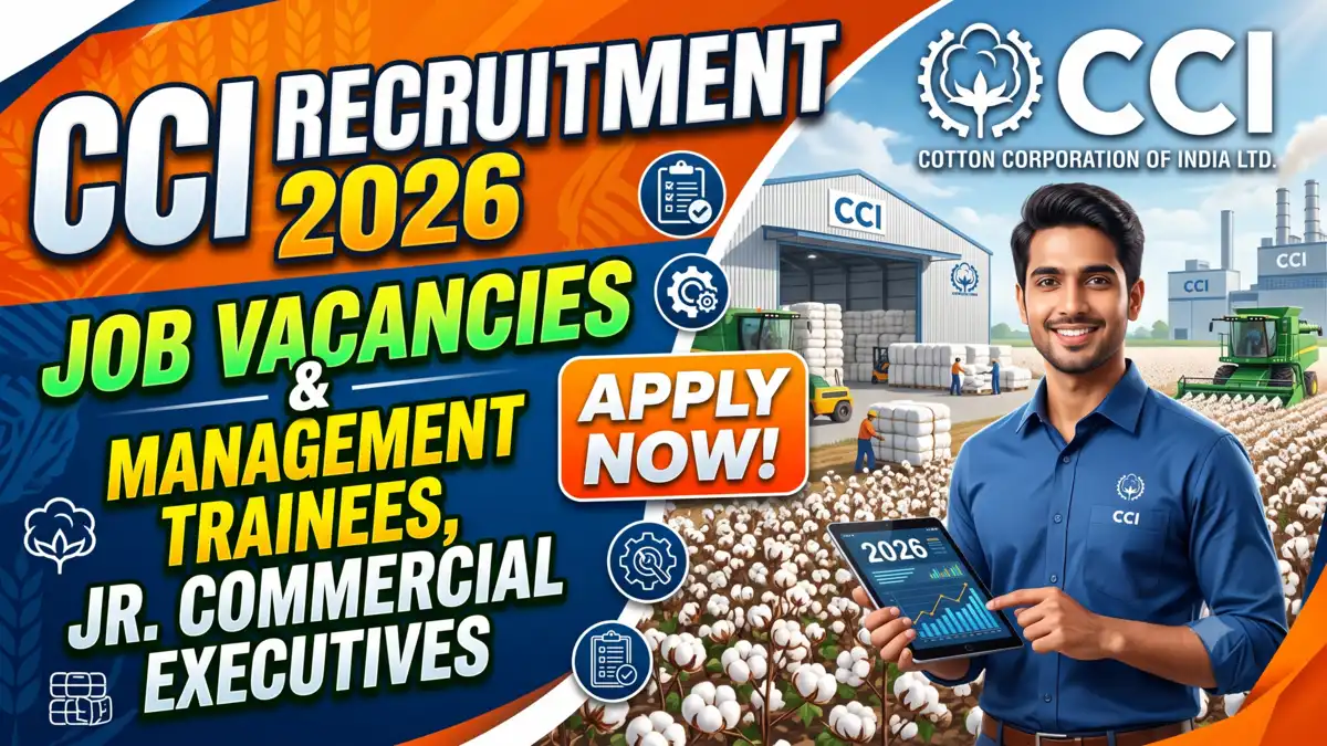 Cotton Corporation of India CCI Recruitment 2026