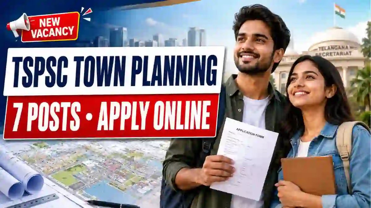 TSPSC Town Planning Assistant Recruitment 2026